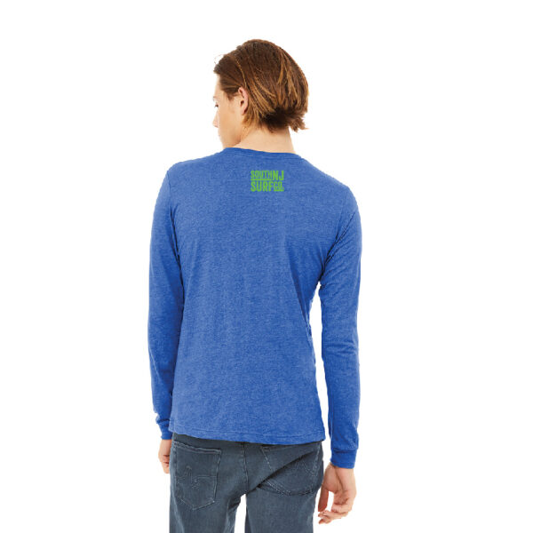 OCNJ Surf 08226 Long Sleeve T-Shirt (Blue) - Image 2